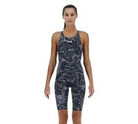 TYR Women's Thresher Hyperblitz Open Back Swimsuit - Competitive Racing One Piece Swimwear, FINA Approved
