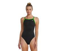 TYR Women's Tyr WomenÂ’s Hexa Diamondfit Swimsuit, Black/Green, 34 UK