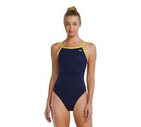TYR Women's Tyr WomenÂ’s Hexa Diamondfit Swimsuit, Navy/Gold, 30 UK