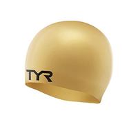 TYR Wrinkle Free Silicone Swim Cap Gold