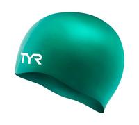TYR Wrinkle Free Silicone Swim Caps - Green
