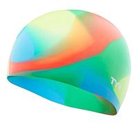 Tie Dye Graphic Silicone Swim Cap Tyr Green Junior