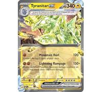Tyranitar ex 066/197 Double Rare Pokemon Card | Obsidian Flames Set | Scarlet & Violet Series | Titan Authenticated