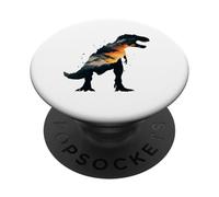 Tyrannosaurus Dinosaur Graphic Archaeology Motif Art PopSockets Adhesive PopGrip