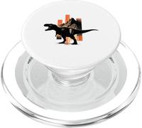Tyrannosaurus Dinosaur Graphic Archaeology Motif Art PopSockets PopGrip for MagSafe