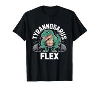 Tyrannosaurus Flex Weightlifting Fun T-Shirt