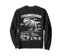 Tyrannosaurus Rex Anatomy Dinosaur Science Chart Sweatshirt