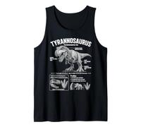 Tyrannosaurus Rex Anatomy Dinosaur Science Chart Tank Top