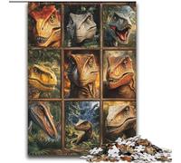 Tyrannosaurus Rex Collage Puzzles for Adults 2000 Pieces, Suitable for Ages 14 And Up Toy Wall Decor Birthday And Unique Gifts (70x100cm)
