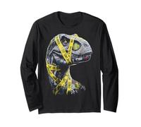 Tyrannosaurus Rex Dinosaur Graphic Archaeology Motif Print Long Sleeve T-Shirt