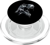 Tyrannosaurus Rex Dinosaur Graphic Archaeology Motif Print PopSockets PopGrip for MagSafe