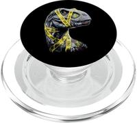 Tyrannosaurus Rex Dinosaur Graphic Archaeology Motif Print PopSockets PopGrip for MagSafe