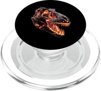Tyrannosaurus Rex Dinosaur Graphic Archaeology Motif Print PopSockets PopGrip for MagSafe