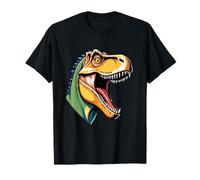 Tyrannosaurus Rex Head - Stylized Dinosaur Art T-Shirt