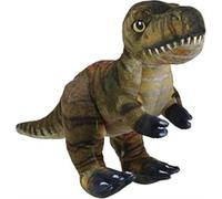 Wilberry Large T-Rex Soft Toy - In Partnership with the NHM - Lifelike Tyrannosaurus Rex Plush Dinosaur - Soft and Cuddly Educational Toy for Kids and Collectors - Suitable from Bith - 24cm