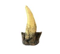 Tyrannosaurus Rex Large Tooth Replica - 6.5" Fossil Cast with Maxilla Base