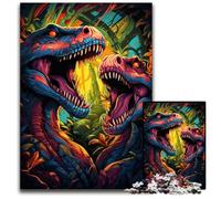 Tyrannosaurus Rex Looking for Prey 1000 Piece Jigsaw Puzzles for Adults Impossible Jigsaw Puzzles for Adults Ideal DIY Decor & Brain Teaser Gift 1000 PCS(38x26cm)