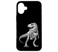 Tyrannosaurus Rex Skeleton Fossil Dinosaur Anatomy Case for iPhone 16 Plus