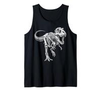 Tyrannosaurus Rex Skeleton Fossil Dinosaur Anatomy Tank Top