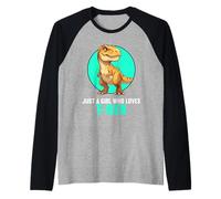 Tyrannosaurus rex T-Rexes T-Rex Raglan Baseball Tee