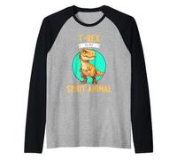 Tyrannosaurus rex T-Rexes T-Rex Raglan Baseball Tee