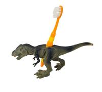 Tyrannosaurus Toothbrush Holder,Fun Dinosaur Bathroom Organizer for Kids,Toddler Bath Accessories Perfect for Child's Bathroom,Jurassic Theme Décor (Green)
