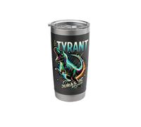 Tyrant T Rex Roaring Dinosaur Pop Art Monster Stainless Steel Insulated Tumbler