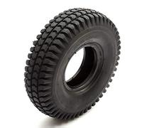 Tyre 3.00-4 Black Knobbly Block Tread Fits Mobility Scooter 4 Inch Wheel Rim 4 Ply