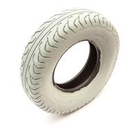 Tyre 4.10/3.50-6 Mobility Scooter 4 Ply Grey Scallop Tread Non Marking 6 Inch Electric Disabled Power Wheel Chair Fits 410/350-6, 4.10-6, 3.50-6