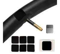 Tyre and Tube Patch Repair Kit, 6 Square Bicycle Tyre Patches, Self-Adhesive Bicycle for Inner Tyre Repair Patch, Quick and Easy Patch for Mountain Road Bike, Wear