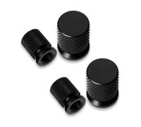 Tyre Caps For Opel For Astra J H G K | Waterproof Aluminum Alloy Dust Caps For Car Tyres Keep Out Dust Protection For Valves(Black)