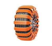 Tyre Chains | Pack of 10 Non-Slip Adjustable Wheel Attachment Straps, Snow Chain for Tyres - For Lawn, Terrain, Winter, Hiking, Trailer, Fishing