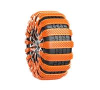 Tyre Chains - TPU Snow Chains, Non-Slip Wheel Chains, Adjustable Traction Chains, Wear-resistant Construction with Low Temperature Flexibility, Protection Against and Snow When Hiking