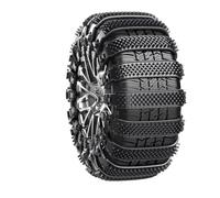 Tyre Chains - TPU Snow Chains, Non-Slip Wheel Chains, Adjustable Traction Chains, Wear-resistant Construction with Low Temperature Flexibility, Protection Against and Snow When Hiking