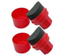 Tyre Dressing Applicator,2 Pack High-Density Sponge Tyre Shine Applicator,Ergonomic Design Tyre Dressing Brush,Multifunction Tyre Gel Applicator For Car Cleaning,3.34 X 4.72 Inch