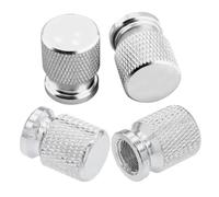Tyre Dust Caps For BMW X1 X3 X5 X6 X7 M For PERFORMANCE | Weather Rust Resistant Aluminium Dustproof Dust Caps For Car Tyres(Silver)