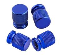 Tyre Dust Caps For BMW X1 X3 X5 X6 X7 M For PERFORMANCE | Weather Rust Resistant Aluminium Dustproof Dust Caps For Car Tyres(Blue)
