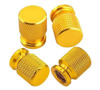 Tyre Dust Caps For BMW X1 X3 X5 X6 X7 M For PERFORMANCE | Weather Rust Resistant Aluminium Dustproof Dust Caps For Car Tyres(Gold)