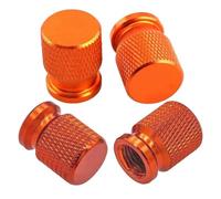 Tyre Dust Caps For BMW X1 X3 X5 X6 X7 M For PERFORMANCE | Weather Rust Resistant Aluminium Dustproof Dust Caps For Car Tyres(Orange)