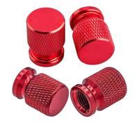 Tyre Dust Caps For BMW X1 X3 X5 X6 X7 M For PERFORMANCE | Weather Rust Resistant Aluminium Dustproof Dust Caps For Car Tyres(Red)