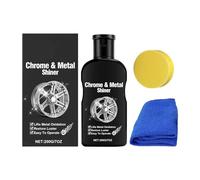 Tyre Hub Buffer Paste - Car Rust Extinguishing Cream, Silver Bronze Shine Mix, Motorcycle Spoke Tarnish Protection Rubbing Solution, Deep Cleaning Fluid for Renewal of Sinks and Taps