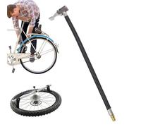 Tyre Inflation Adapter Extension Tube - Air Pump Hose, Tyre Inflator Connection | Flexible Tyre Flattener Nozzle Extension Tube with Leak Valve Motorcycle Maintenance Accessories for Bicycles Car