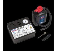 Tyre Inflator 12V & Emergency Puncture Sealant Kit