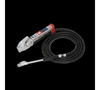 Tyre Inflator 2.5m Hose with Twin Clip-On Connector