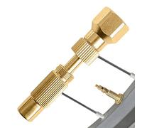 Tyre Inflator Adapter - Air Pump Nozzle 2 in 1 Lightweight, Quick Connector | Air Compressor 'Bicycle Adapter, Portable Motorcycle Inflation Tool