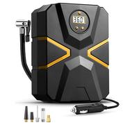 Tyre Inflator Air Compressor 12V DC, Digital Car Tyre Pump 150 PSI, Preset Tyre Pressure & Auto Shutoff, Electric Air Pump for Car Tyres, Bicycles, Other Inflatables