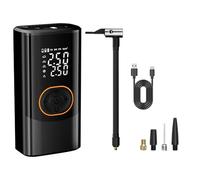 Tyre Inflator Air Compressor, 150 PSI, Bike Pump, Auto Cut Off, Cordless Car Tyre Inflator WithSchrader,Presta1,Dunlop1,Pressure Gauge For Car, Bicycle, Motocycle, 4 Modes Air Pump, 3 Lightings