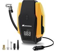 Tyre Inflator Air Compressor, 150PSI 12V DC Car Pump for Tyres with LED Light, Auto Shutoff & Pressure Gauge, Car Tyre Pump for Car, Motorcycle, Bicycle, Balls, Inflatables