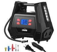 Tyre Inflator Air Compressor with 12V AC/240V DC car tyre Pump 150 PSI