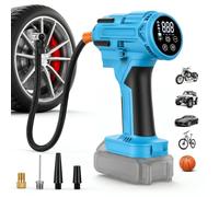 Tyre Inflator Car Tyre Pump Cordless Air Compressor Rechargeable 150PSI Portable Electric Pump with LED Gauge for Car Motorcycle Bike Balls